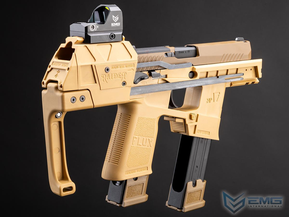 EMG Flux Defense Raider PDW Kit w/ SIG Sauer ProForce VFC P320 M17 AIRSOFT GBB