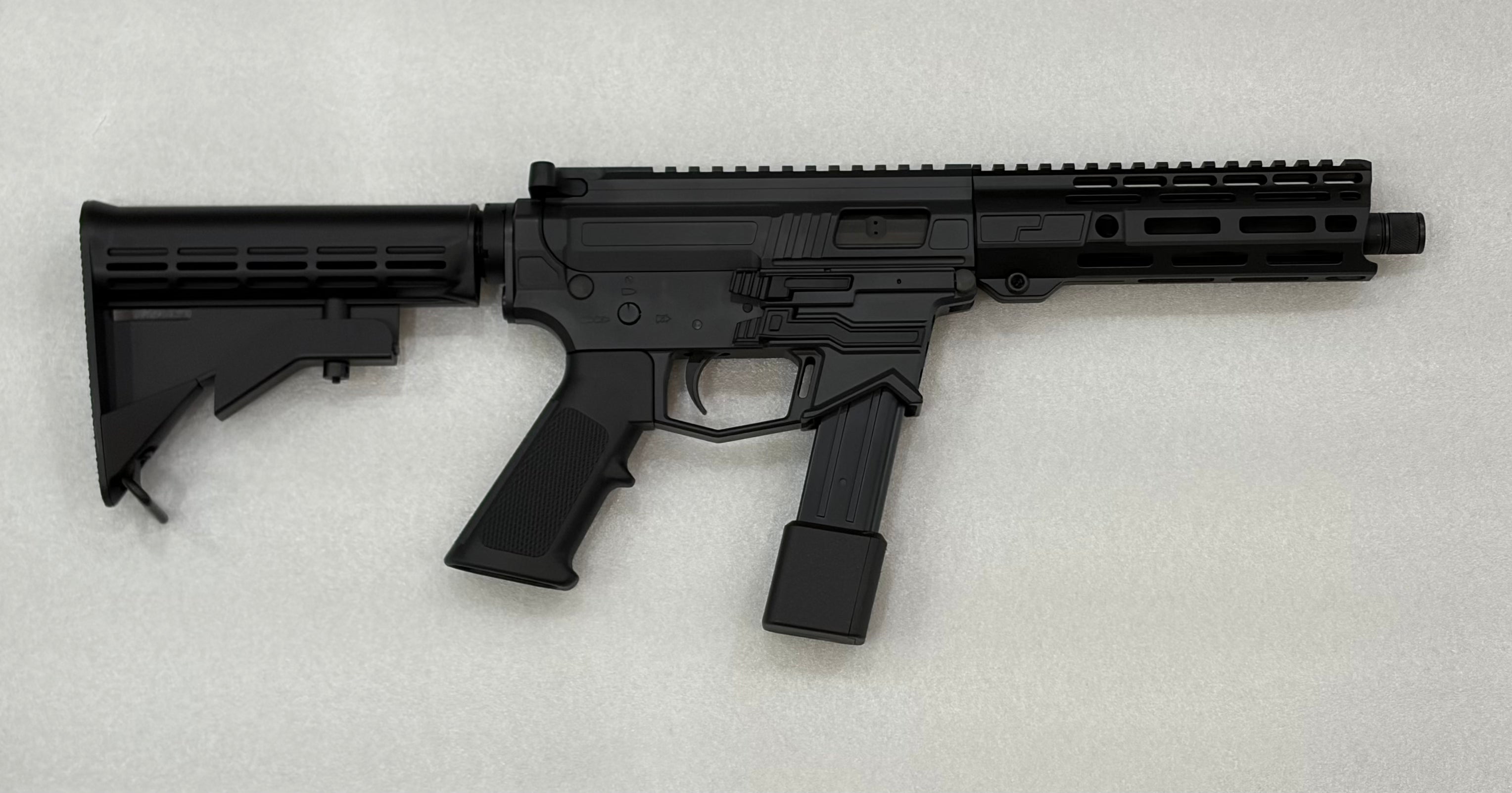 Hi Capa Airsoft rifle on a white background 