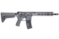 Right-side view of grey VFC BCM MK2 MCMR 11.5-inch EVO airsoft rifle with slotted handguard and black BCM magazine.