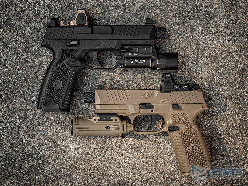 EMG x FN® 509 Gas Blowback Airsoft Pistol - Cybergun