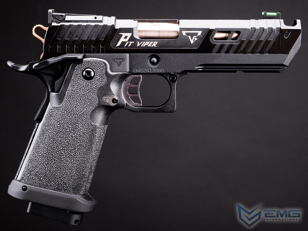 EMG x Taran Tactical Innovations JW4 2011 Pit Viper Airsoft Training Pistol-STEEL SLIDE VERSION