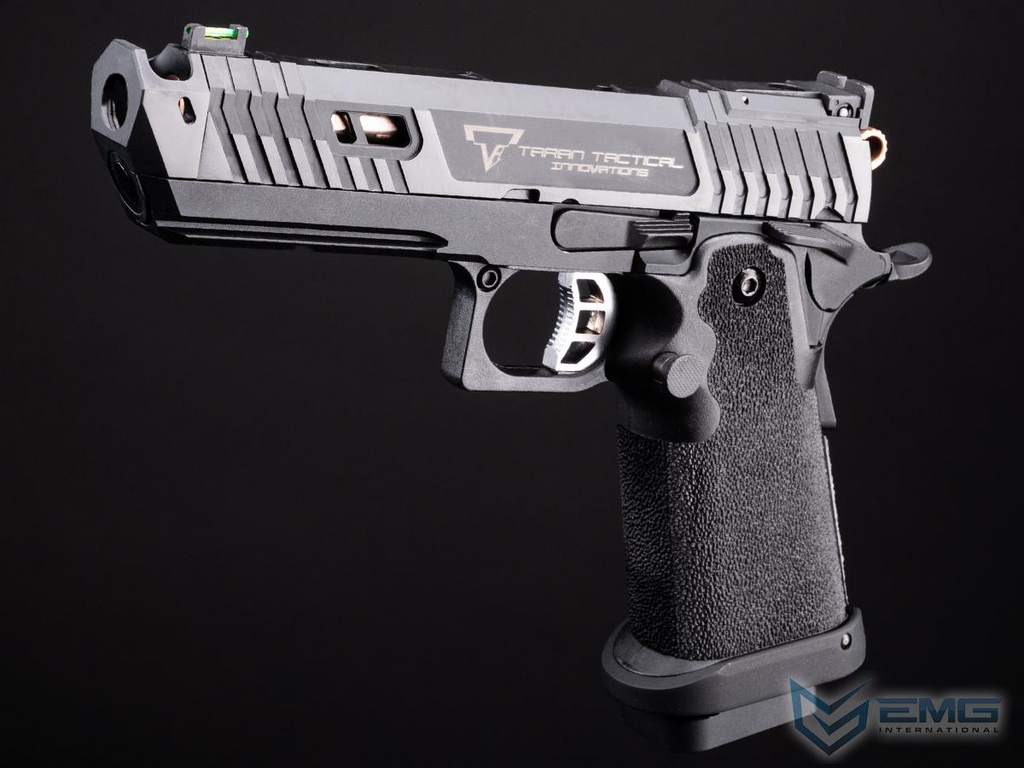 EMG x Taran Tactical Innovations JW4 2011 Pit Viper Airsoft Training Pistol-STEEL SLIDE VERSION