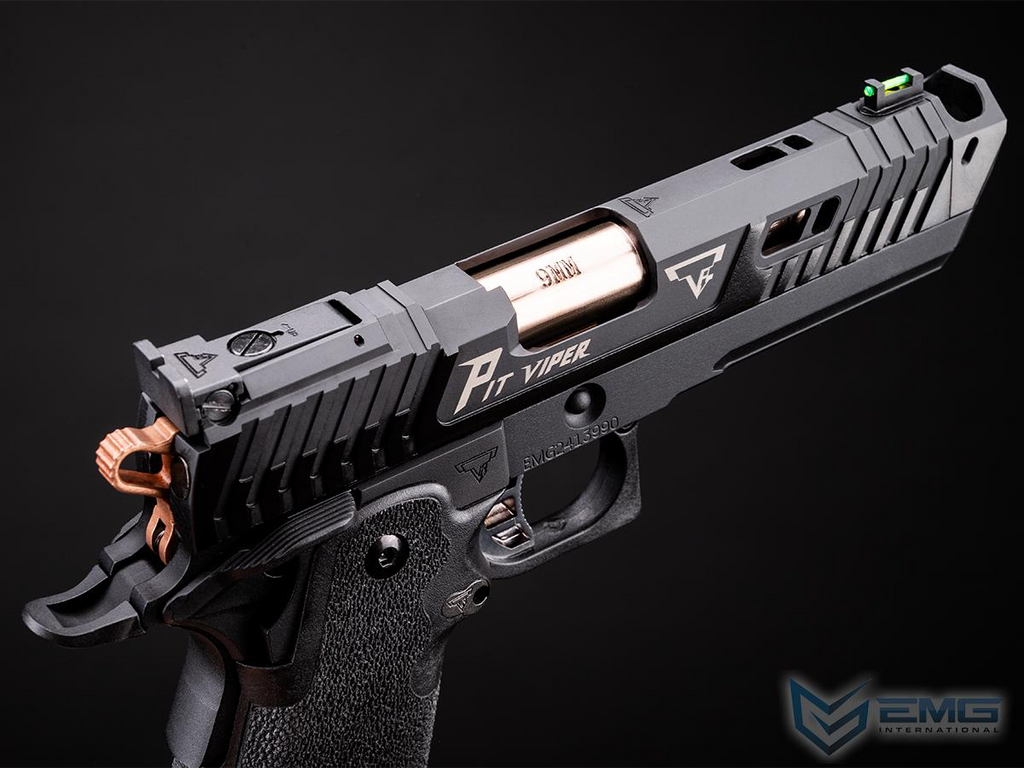 EMG x Taran Tactical Innovations JW4 2011 Pit Viper Airsoft Training Pistol-STEEL SLIDE VERSION