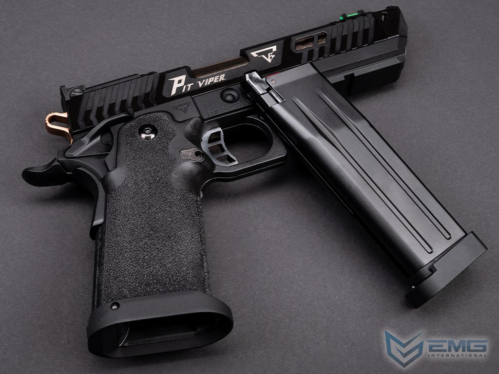 EMG x Taran Tactical Innovations JW4 2011 Pit Viper Airsoft Training Pistol-STEEL SLIDE VERSION