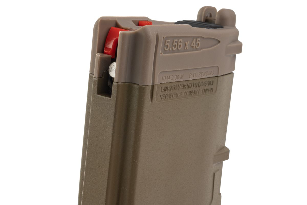 VFC - VMAG V4 30rds Lightweight Gas Magazine for M4 /HK416 GBB Series- FDE