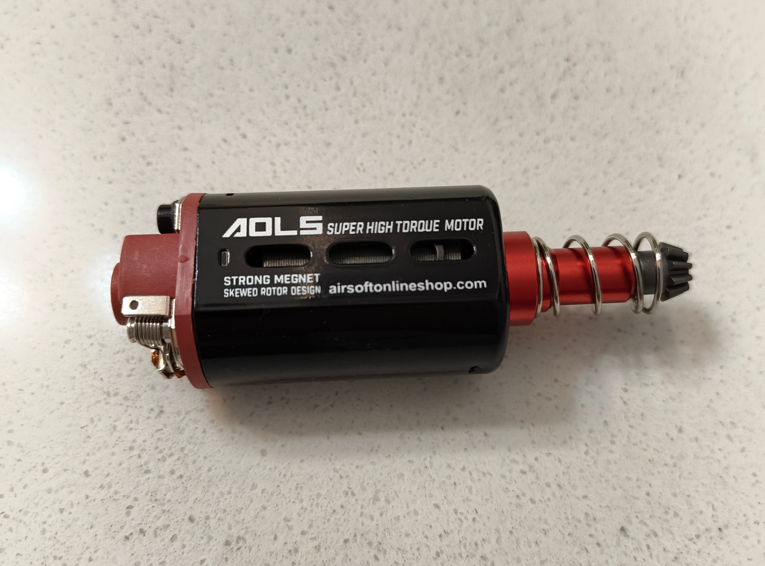 Super high torque motor with ADSL branding on a light gray background