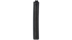 Black metal mp5 magazine on a white background