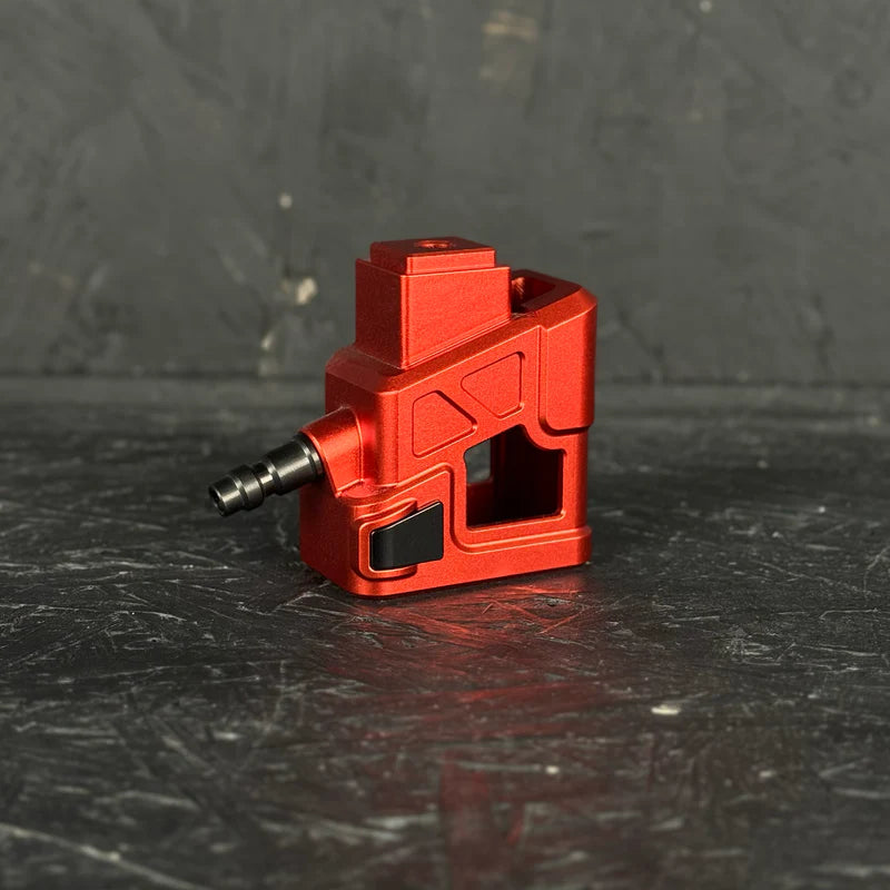 Red HPA level on a dark textured surface