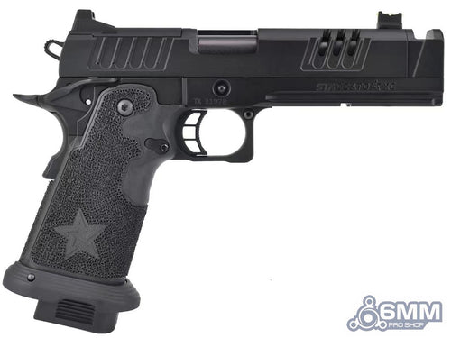 6mmProShop x Staccato XC 2011 Gas Blowback T8 Airsoft Pistol w/ Muzzle Compensator