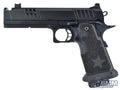 6mmProShop x Staccato XC 2011 Gas Blowback T8 Airsoft Pistol w/ Muzzle Compensator