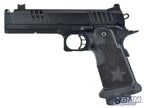 6mmProShop x Staccato XC 2011 Gas Blowback T8 Airsoft Pistol w/ Muzzle Compensator