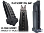 6mmProShop x Staccato XC 2011 Gas Blowback T8 Airsoft Pistol w/ Muzzle Compensator